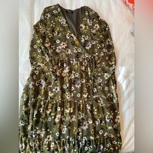 Madewell long sleeve maxi dress